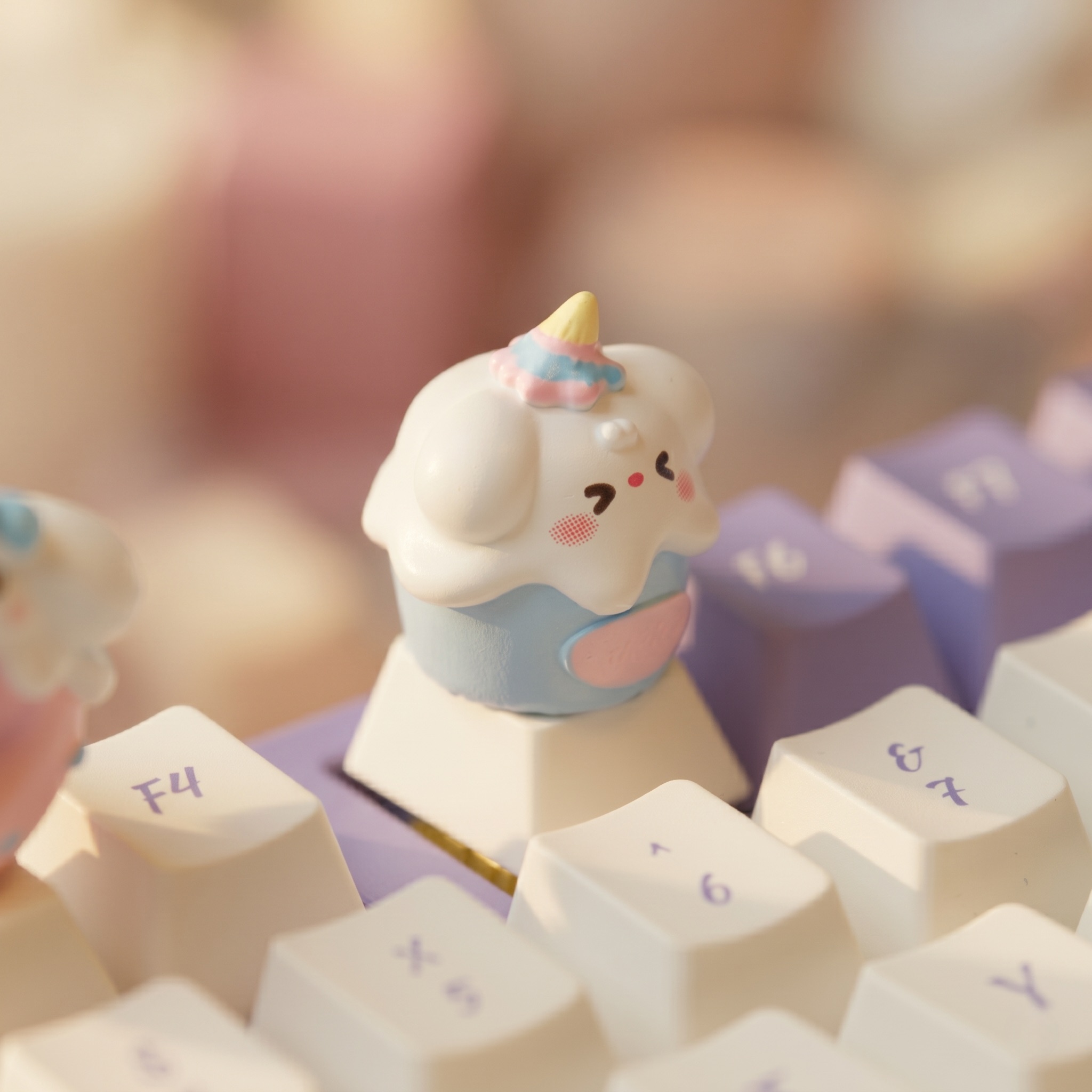 Cute Cake Keycaps Set INS Styl - Gaming Accessories Aesthetic ulasan dan harga