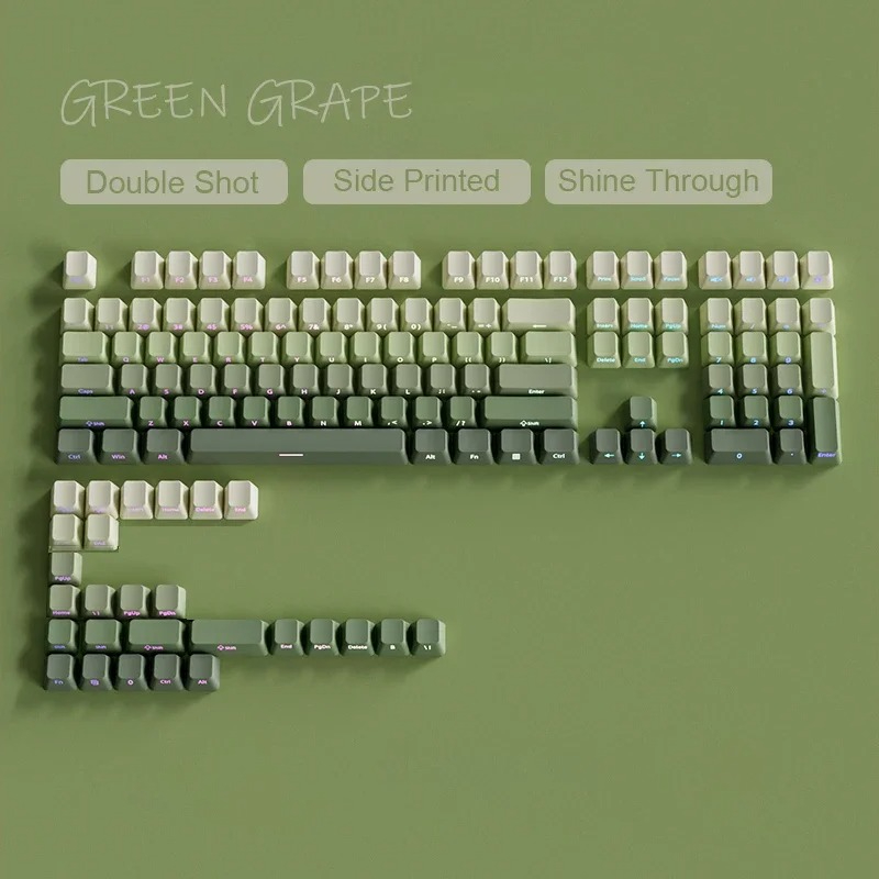 135 Key Cherry Profile Green G - Gaming Accessories Aesthetic ulasan dan harga