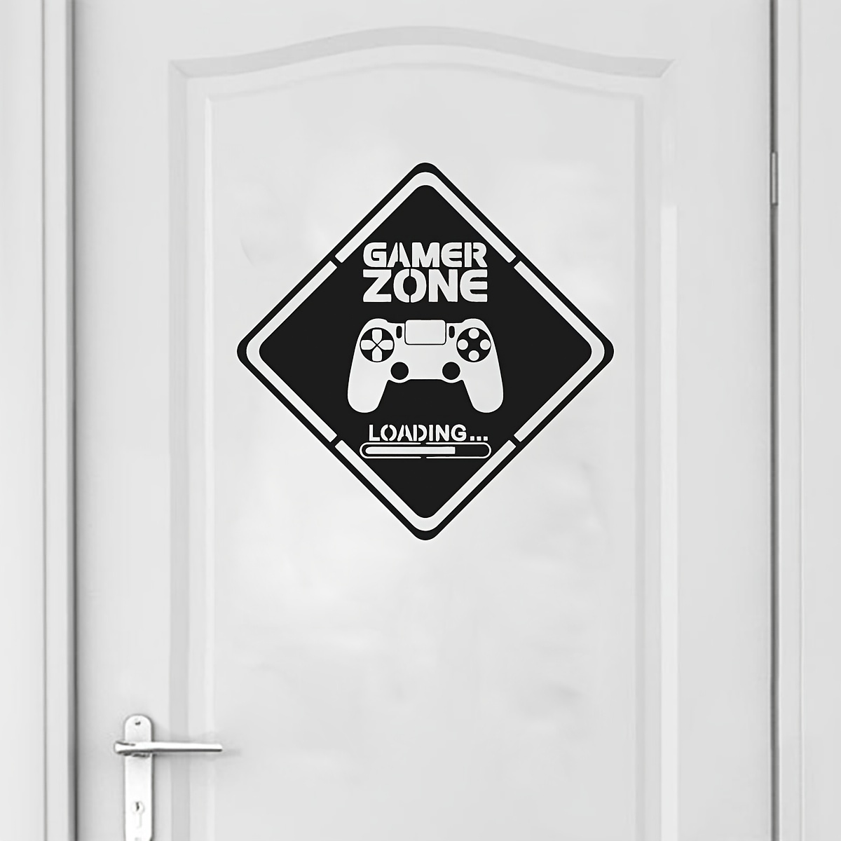 1pc Gamer Zone Door Decal Wall - Gaming Accessories For Room ulasan dan harga