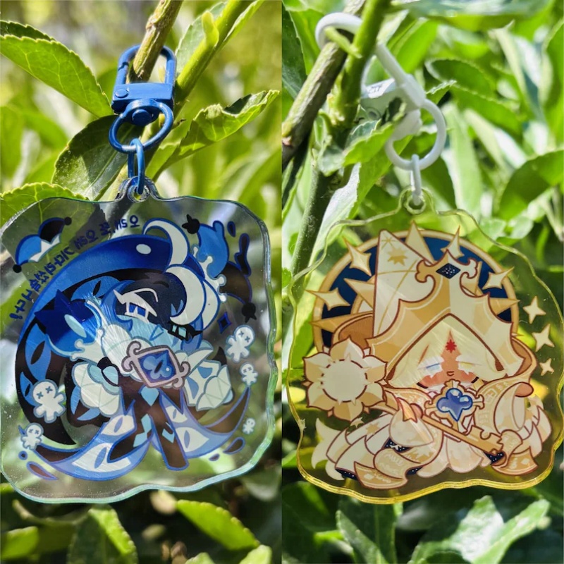 2PCs Cookie Run Keychain - Sha - Gaming Accessories For Room ulasan dan harga