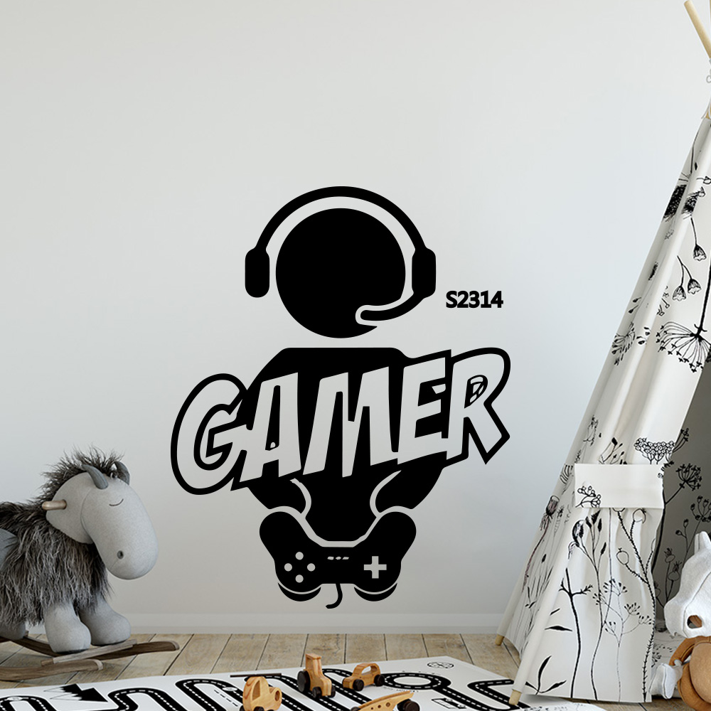 1pc Gamer Wall Art Decal For K - Gaming Accessories For Room ulasan dan harga