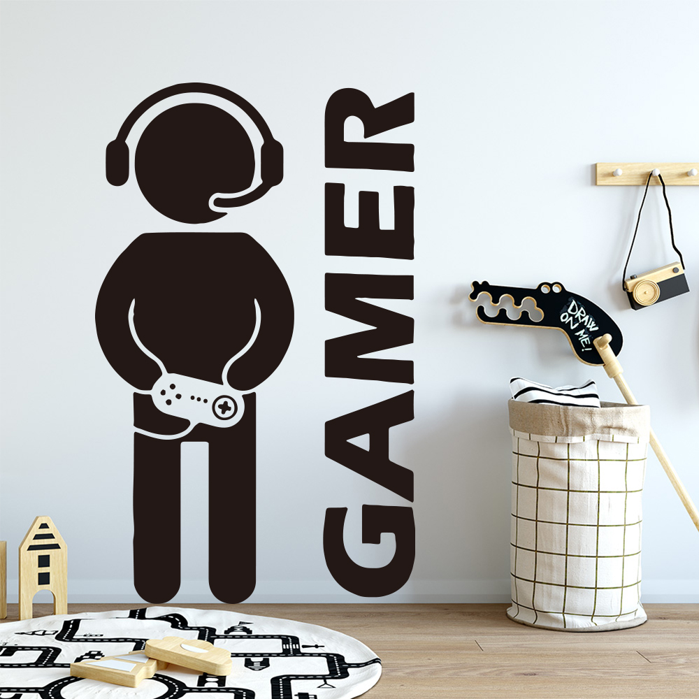 1pc Gamer Wall Art Decal For K - Gaming Accessories For Room ulasan dan harga